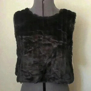 Cotton Candy Black Plus Lined Crop Top Women Medium